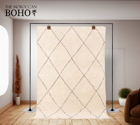 Atlas - Luxury Beni Ourain Rug (Beige)