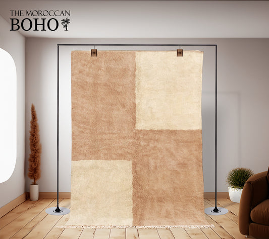 Balance - Luxury Beni Ourain Rug (Beige-Desert Sand)