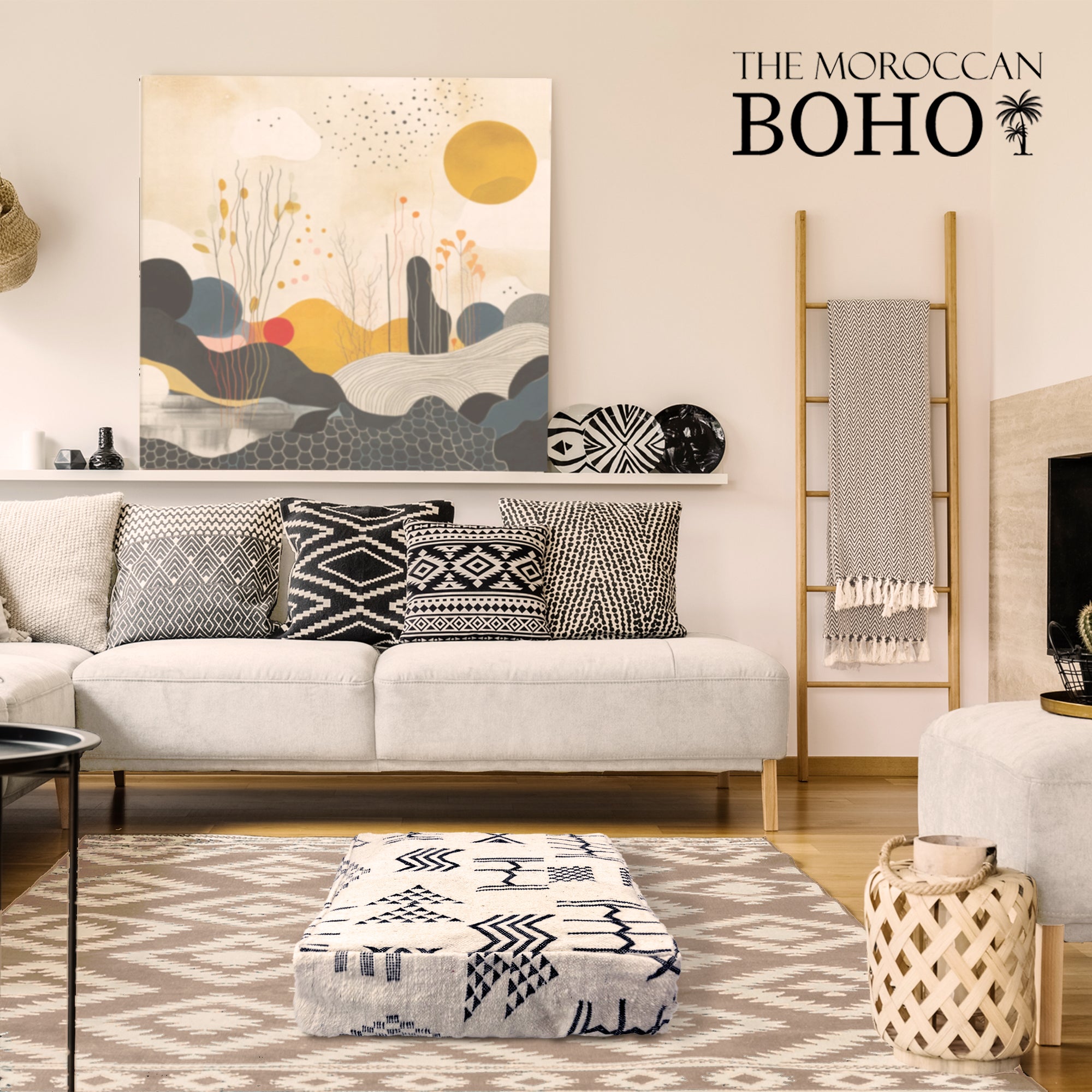 Boho floor pouf hotsell